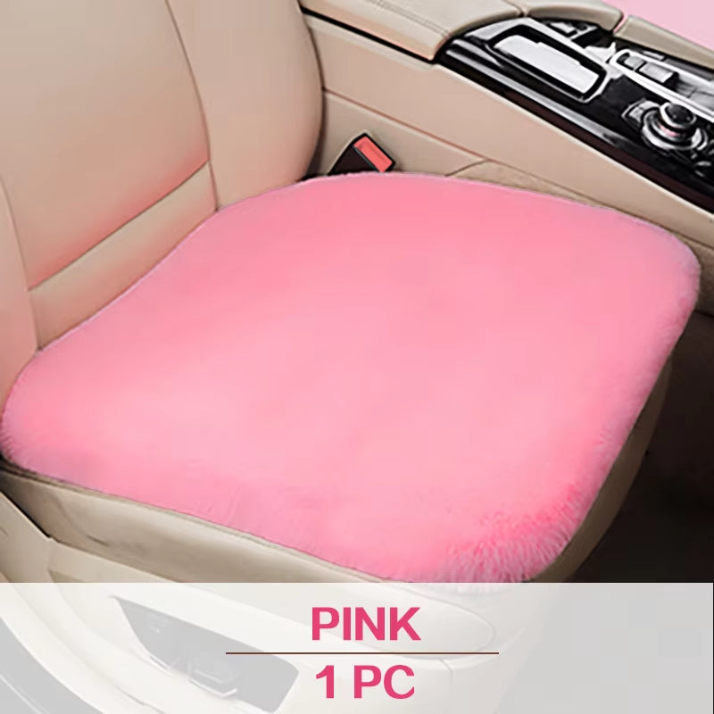 Transform Your Drive with Our Cozy Plush Seat Cover Cushion for Chevrolet, Citroen, Infiniti, HAVAL, and Peugeot - Perfect for Winter Comfort!
