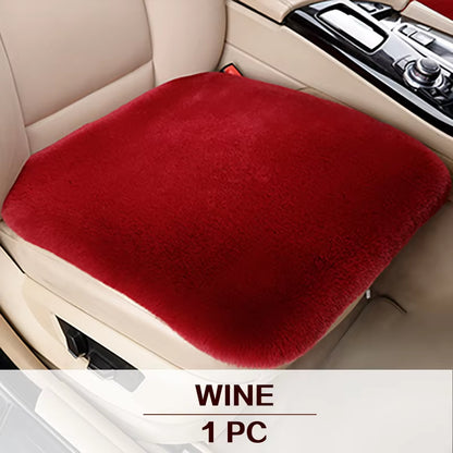 Transform Your Drive with Our Cozy Plush Seat Cover Cushion for Chevrolet, Citroen, Infiniti, HAVAL, and Peugeot - Perfect for Winter Comfort!