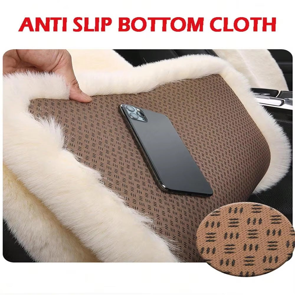 Transform Your Drive with Our Cozy Plush Seat Cover Cushion for Chevrolet, Citroen, Infiniti, HAVAL, and Peugeot - Perfect for Winter Comfort!