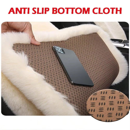 Transform Your Drive with Our Cozy Plush Seat Cover Cushion for Chevrolet, Citroen, Infiniti, HAVAL, and Peugeot - Perfect for Winter Comfort!