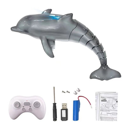 Exciting 2.4G Remote Control Dolphin Shark Manta Ray Electric Toy - Perfect Outdoor Water Play for Kids 6-12 Years!