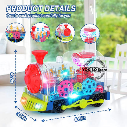 Exciting Electric Train Toy for Kids - Light, Sound, and Music for Fun Learning!