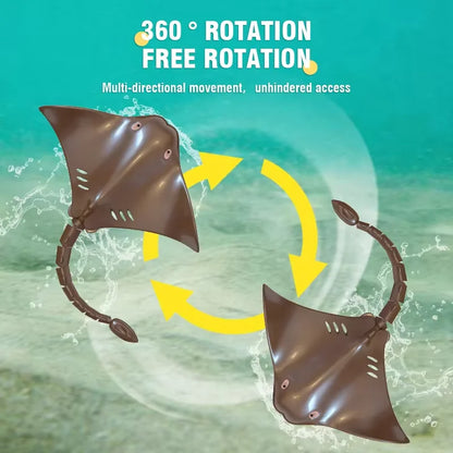 Exciting 2.4G Remote Control Dolphin Shark Manta Ray Electric Toy - Perfect Outdoor Water Play for Kids 6-12 Years!