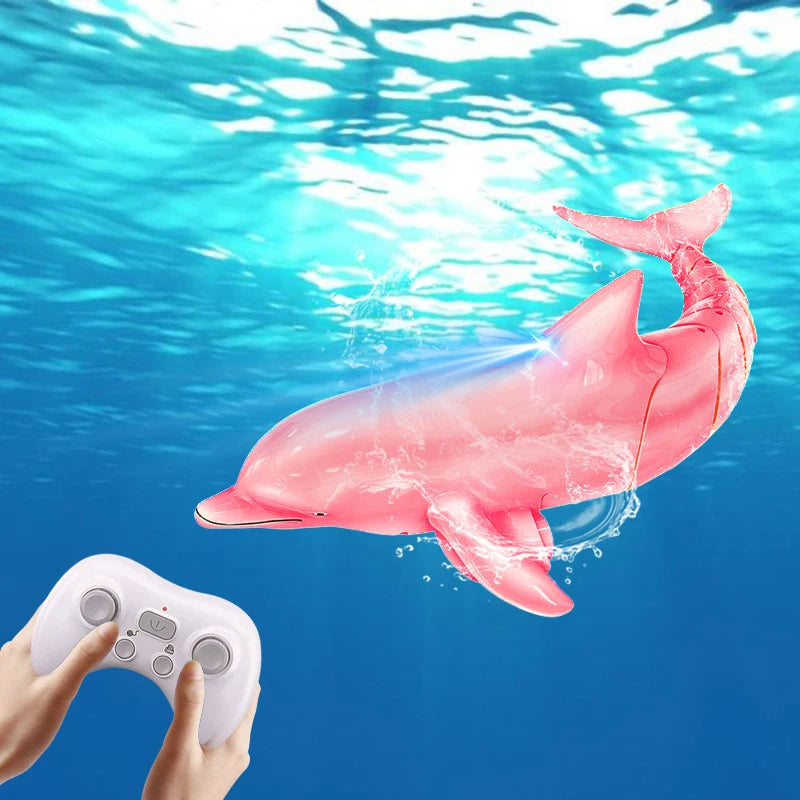 Exciting 2.4G Remote Control Dolphin Shark Manta Ray Electric Toy - Perfect Outdoor Water Play for Kids 6-12 Years!