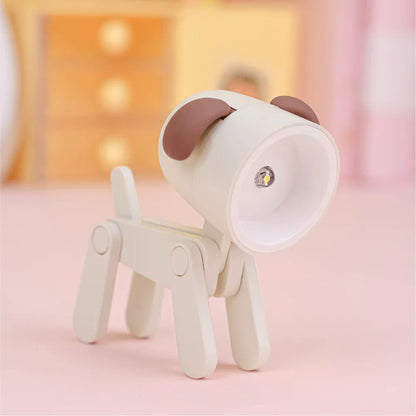 Adorable LED Night Light - Mini Folding Desk Lamp in Cute Animal Designs for Cozy Home Decor and Perfect Gift