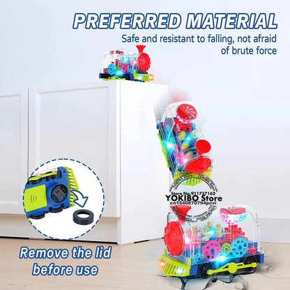 Exciting Electric Train Toy for Kids - Light, Sound, and Music for Fun Learning!