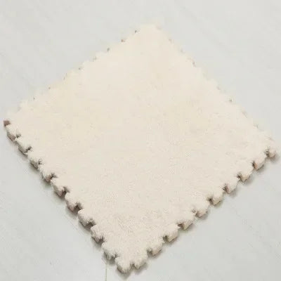 Cozy 30x30CM Soft Plush Rug for Kids - Versatile Play Mat & Puzzle Carpet for Bedrooms and Play Areas