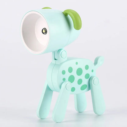 Adorable LED Night Light - Mini Folding Desk Lamp in Cute Animal Designs for Cozy Home Decor and Perfect Gift