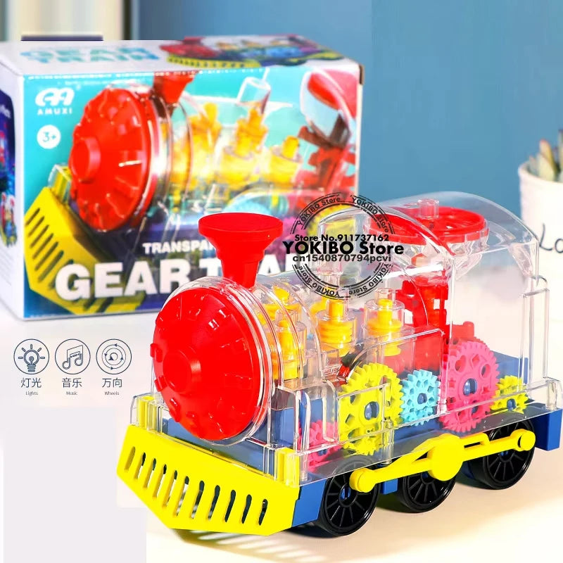 Exciting Electric Train Toy for Kids - Light, Sound, and Music for Fun Learning!