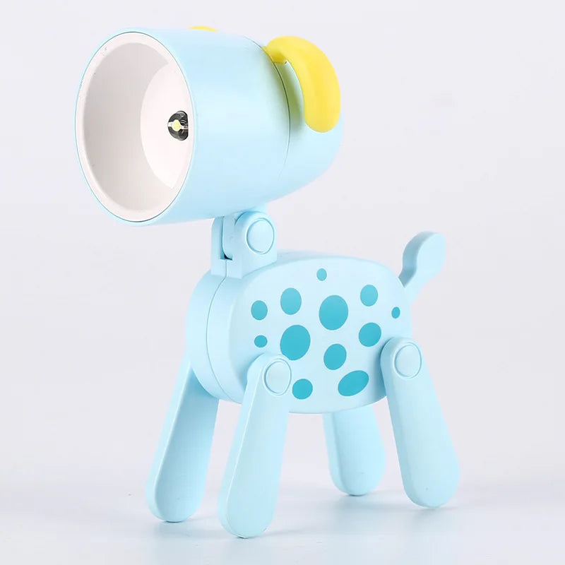 Adorable LED Night Light - Mini Folding Desk Lamp in Cute Animal Designs for Cozy Home Decor and Perfect Gift