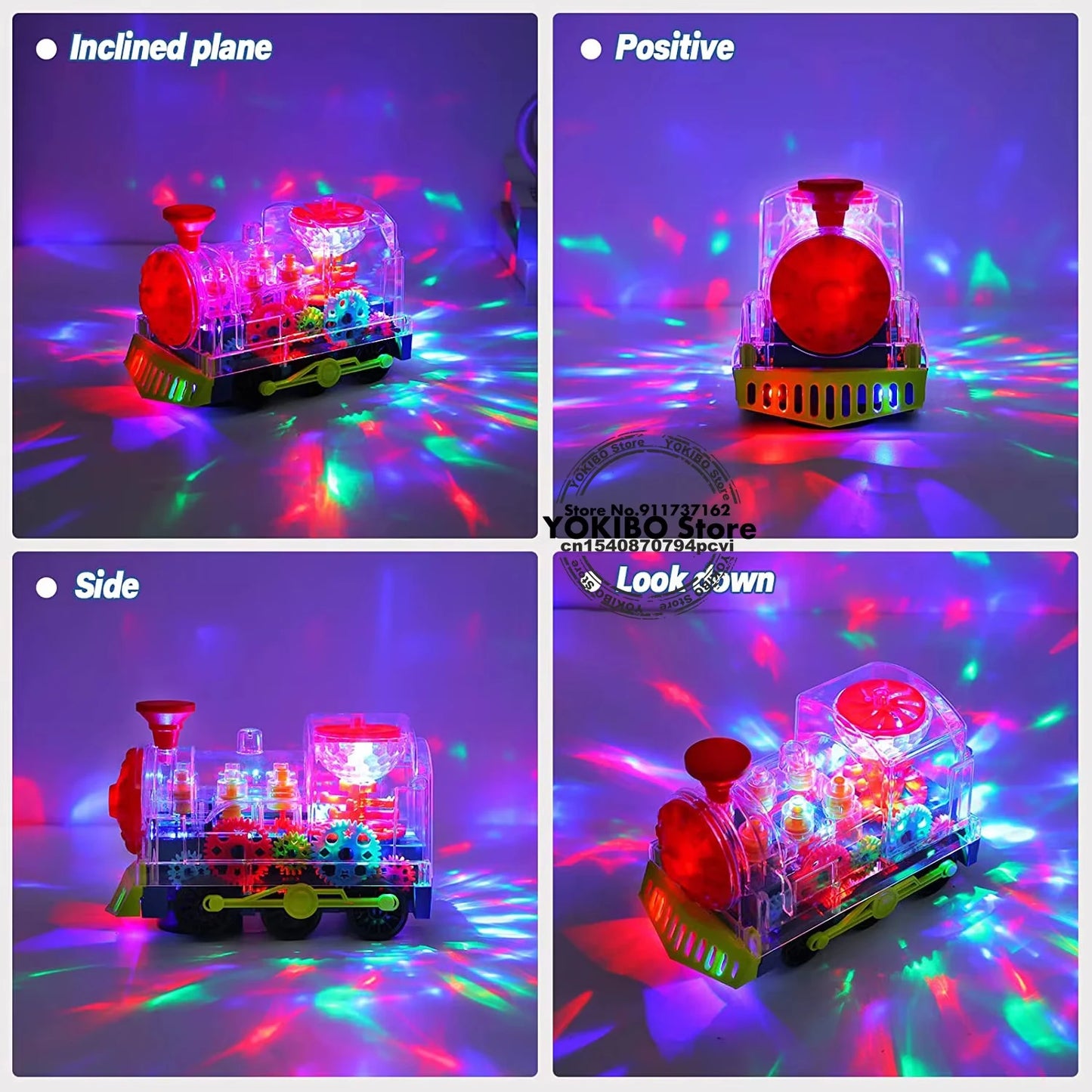 Exciting Electric Train Toy for Kids - Light, Sound, and Music for Fun Learning!