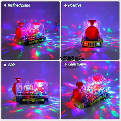 Exciting Electric Train Toy for Kids - Light, Sound, and Music for Fun Learning!