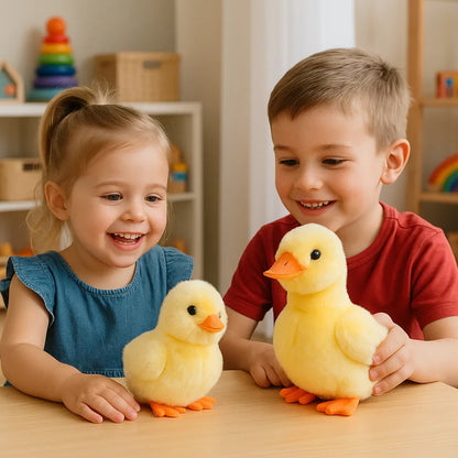 Adorable Realistic Plush Chick and Duck Toys - The Perfect Soft and Safe Gift for Kids!