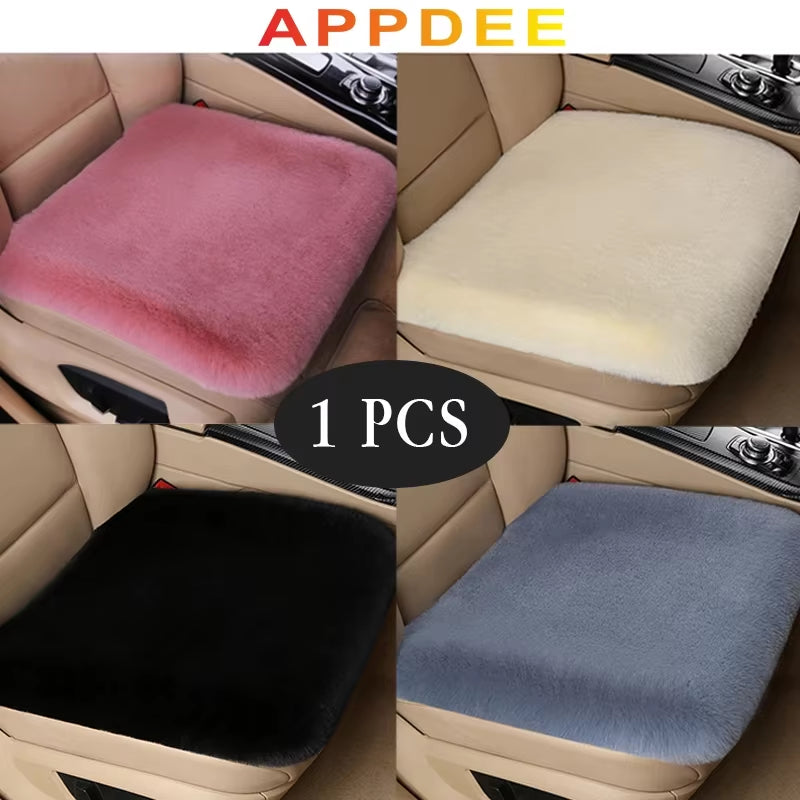 Transform Your Drive with Our Cozy Plush Seat Cover Cushion for Chevrolet, Citroen, Infiniti, HAVAL, and Peugeot - Perfect for Winter Comfort!